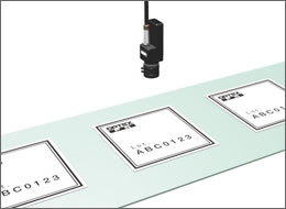 文字検査装置MVS-OCR2シリーズ　ラベル上のロット番号の印字検査